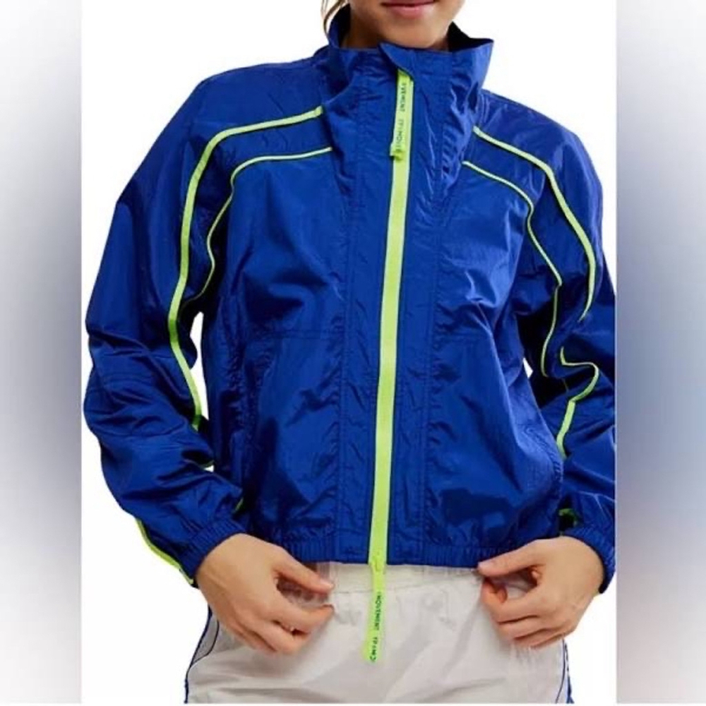 Women's Free People varsity blues Jacket, M, Blue